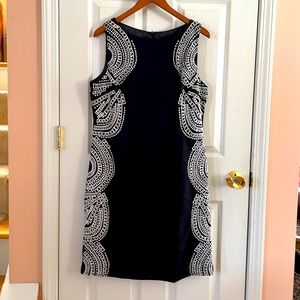 Chetta B Black Sheath Sleeveless Dress-NWT